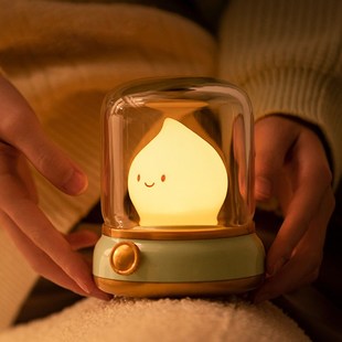 kerosene Lamp  复古煤油小夜灯 无极调光 烛光模式 延时关灯