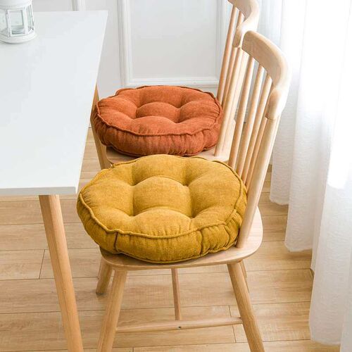 Nordic Thickened Round Chair Cushion Plush Chair Cushion Sol