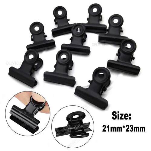 20Pcs 40Pcs Set Mini 21x23mm Metal Grip Bulldog Spring Clips
