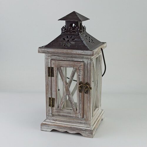 Retro Wood Candlestick 8056 Creative European Home Decor Tab