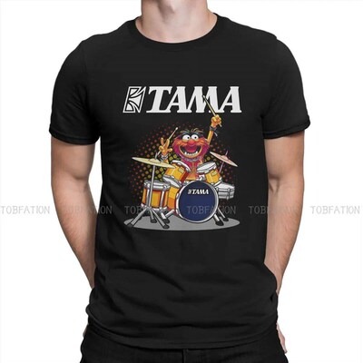 Instruments TShirt for Men ANIMAL DRUMMER TAMA DRUMS Soft Ca