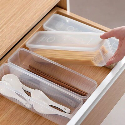 Kitchen Noodle Spaghetti Container Household Cereal Preserva