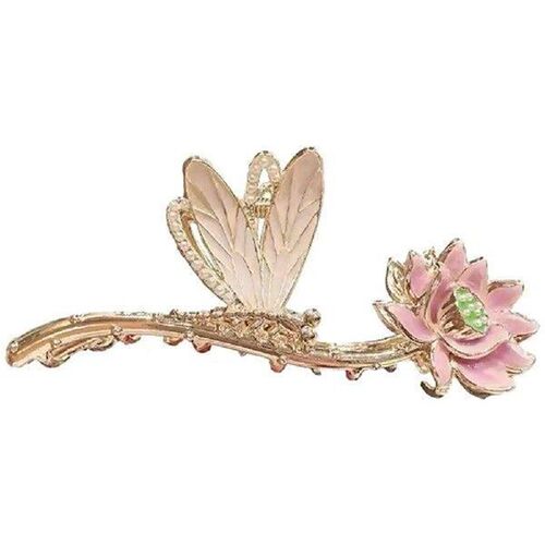Lotus Flower Claw Clips Alloy Dense Metal Accessories for