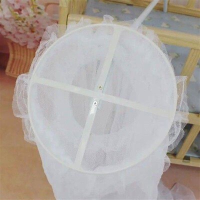 QX2D Princesses Bed Canopy Netting Mosquito Net See Through