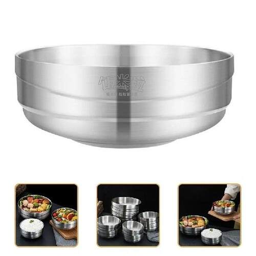 Ramen Soup Bowl Stainless Steel Cold Noodle Bowls Container