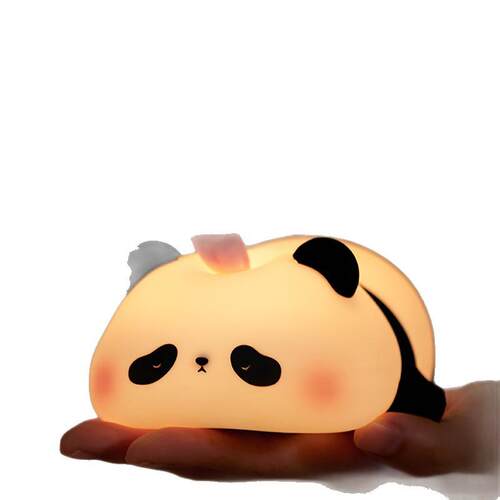 LED Night Lights Cute Sheep Panda Rabbit Silicone Lamp USB R