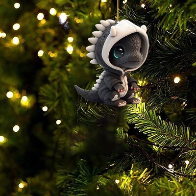 Christmas ree Decorations 2024 Ornaments New Cartoon Dinosau