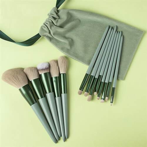 13 PCS Makeup Brushes Set Eye Shadow Foundation Women Cosmet