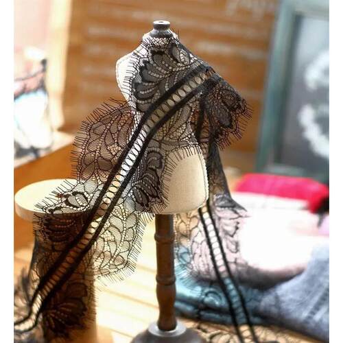 9.5cm wide eyelashes lace accessories DIY handmade decorativ