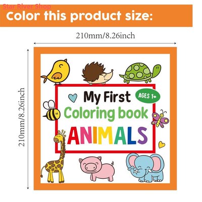 Toddler Doodle Coloring Book 30 Hand Drawn Doodles Easy Colo