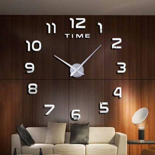 2023 Modern Design Large Wall Clock 3D DIY Quartz Clocks Fas