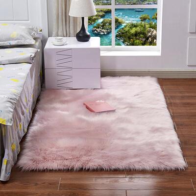 Carpets Plush carpet bedroom rug bedside blanket floor mat 1