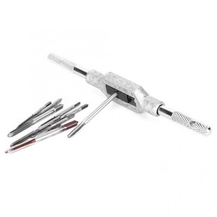 11PCs Mini Screw Tap Set Tapping Tool Screw Machine Accessor