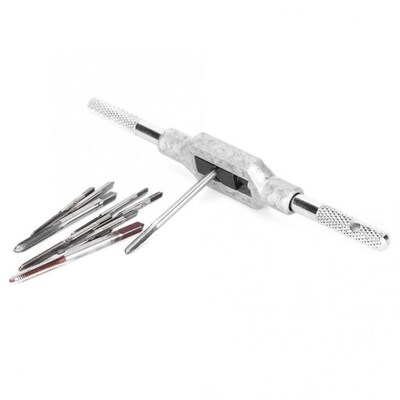 11PCs Mini Screw Tap Set Tapping Tool Screw Machine Accessor
