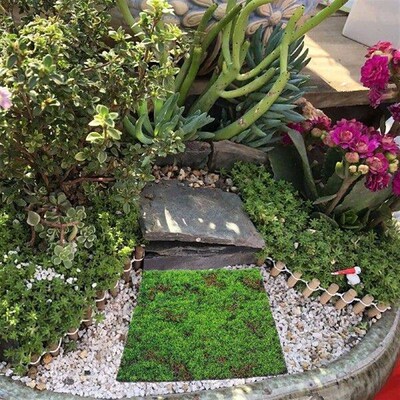 Simulated Moss Lawn Micro Scene Layout Prop Grass Carpet