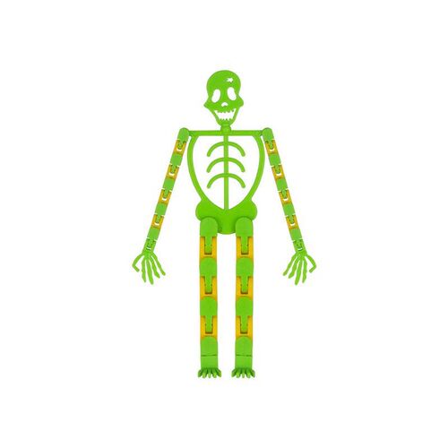 Fluorescent Morphing Skeleton Novelty Stress Relief Toy for