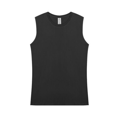 E-commerce 230g Heavy mbed tton Vest Mens Solid lor Loose C