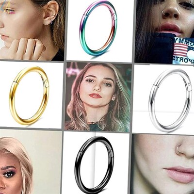 2024 Nose Clicker Septum Piercing Pircing Earring Nose Rings