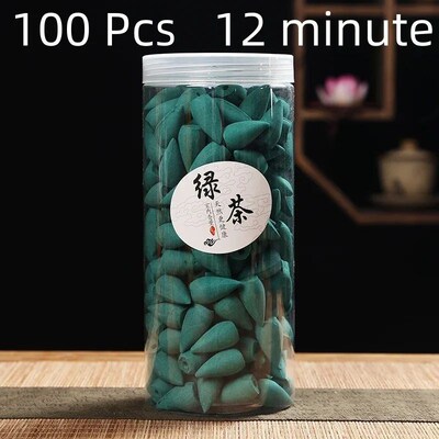 100 Pcs Backflow Incense Cones Flavor Natural Cone Incense F