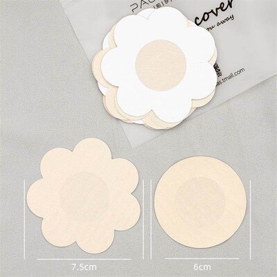 Disposable nipple covers for preventing protrusion, suitable