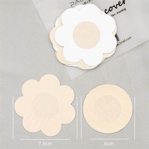 Disposable nipple covers for preventing protrusion, suitable