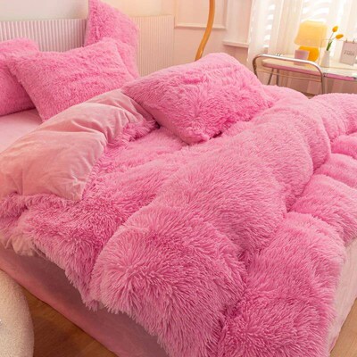 Winter Sheep Wool Blanket Thicker Comforter Quilts Soft Mach