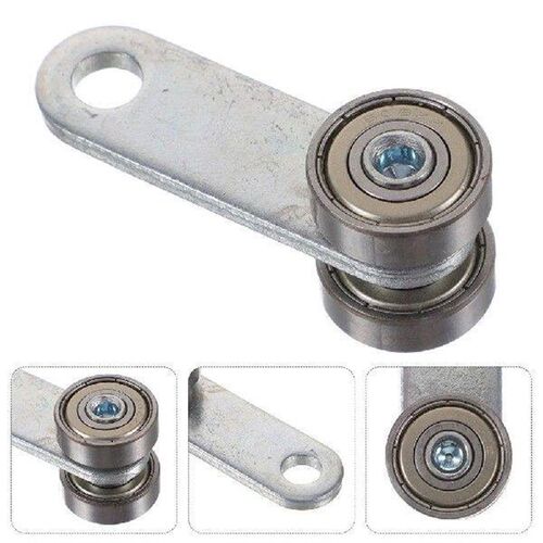 2 Pcs Hanging Wheel Sliding Door Single Roller Trolley