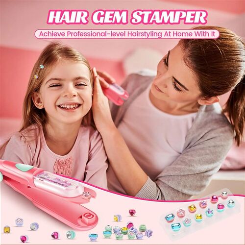 Hair Gem Stamper Kit Blingling Hair Jewels for Girls Toys Ha