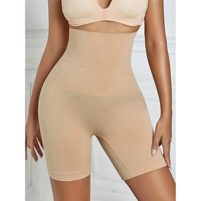High Waist Shaping Boyshort Panties, Tummy Control Butt Lift
