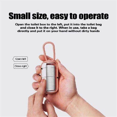 Portable Dog Poop Garbage Bag Box Pet Garbage Box  Garbage