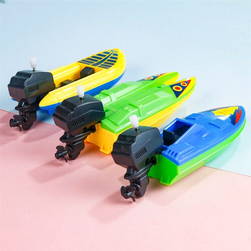 Kids Toy Speed Boat Ship Wind Up Clockwork Toys Floating Wat