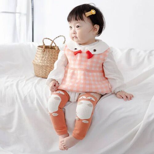 Cartoon Animal Leg Warmers For Kids Non Slip Knee Protector