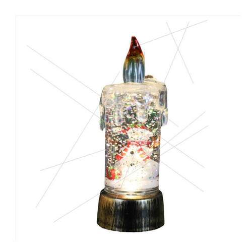 Christmas decoration candle light crystal ball nightlight