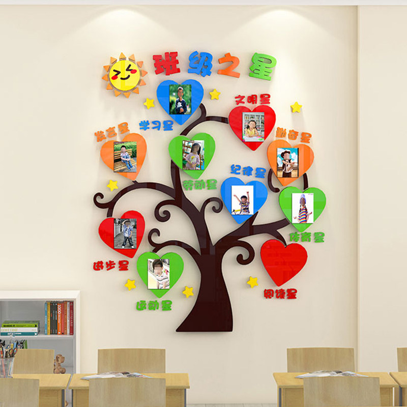 我们的约定文化树墙贴中小学生励志标语班级之星布置教室墙面装饰,家居饰品,文化墙贴,淘宝优惠券,粉丝福利购,淘宝优惠卷