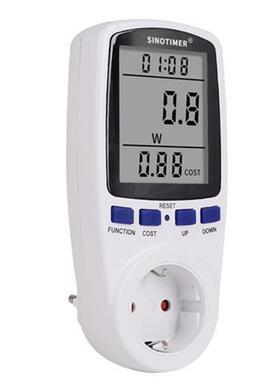 EU Plug Digital Voltage Wattmeter Power Meter Consumption Wa
