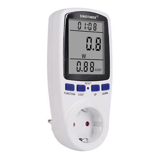 EU Plug Digital Voltage Wattmeter Power Meter Consumption Wa