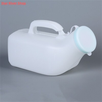 1200ML Portable Plastic Blue Mobile Urinal Toilet Aid Bottle