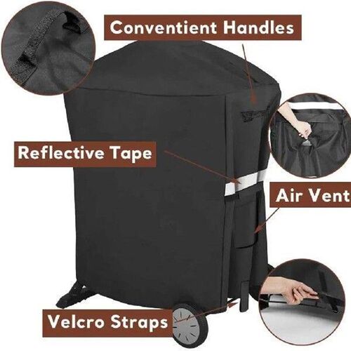 Premium Polyester BBQ Grill Cover Perfect forQ1000/Q2000