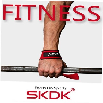 Padded Weight Lifting Training Gloves Wrap Gym Straps Hand B