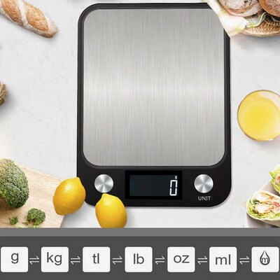 Kitchen Scale 5/10/15Kg Weighing Food Coffee Balance Digital