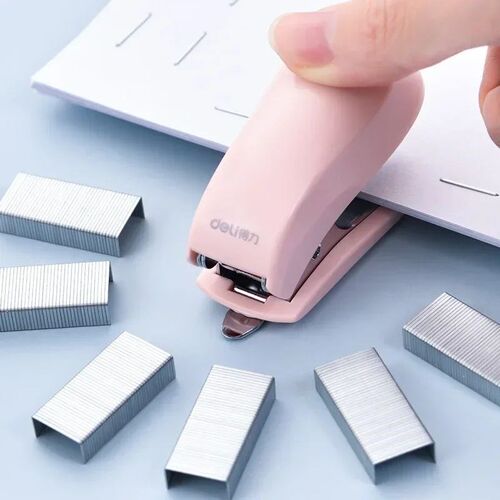 1pc Cute Macaron Color Mini Stapler for Student Stationery C