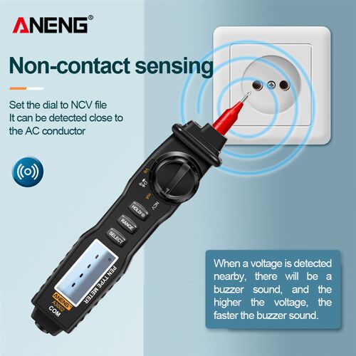 ANENG A3002 Digital Multimeter Pen Type Meter 4000 Counts wi