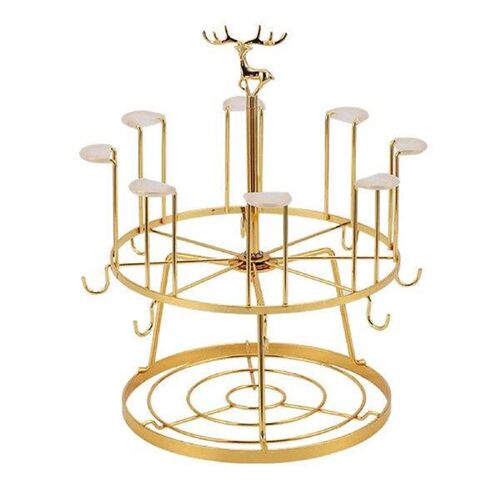 8 Cup Drying Rack Stand Mugs Cups Organizer Mug Draining