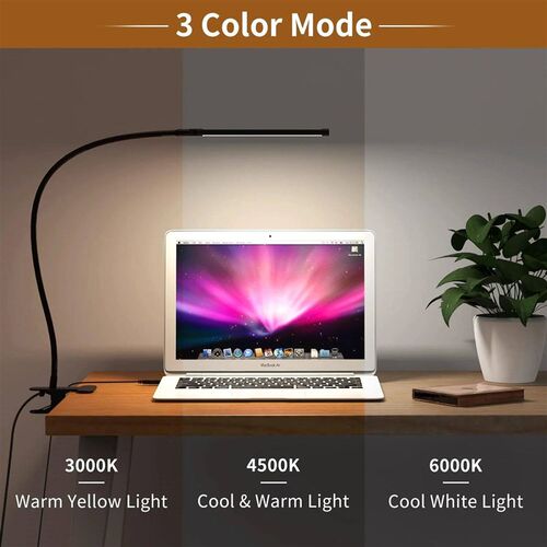 Desk Lamps LED Book Light USB Rechargeable Reading Light War