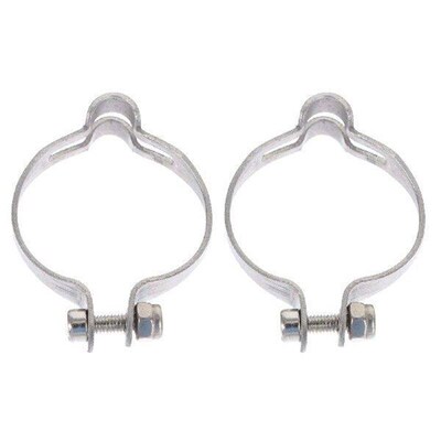 2 Pcs Bike Cable Clips Steel Bicycle Brake Line Holder Wire