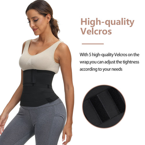 Waist Trainer Snatch Bandage Wrap Tummy Sweat Sauna Trimmer