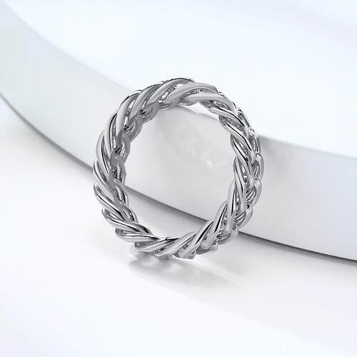 Mens Miami Cuban Chain Ring ,6MM Stainless Steel Curb Link B