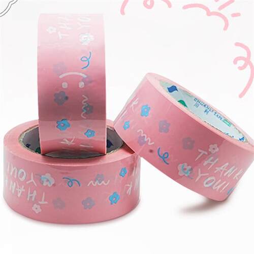 [agu] fragile english warning tape box packing tape custom