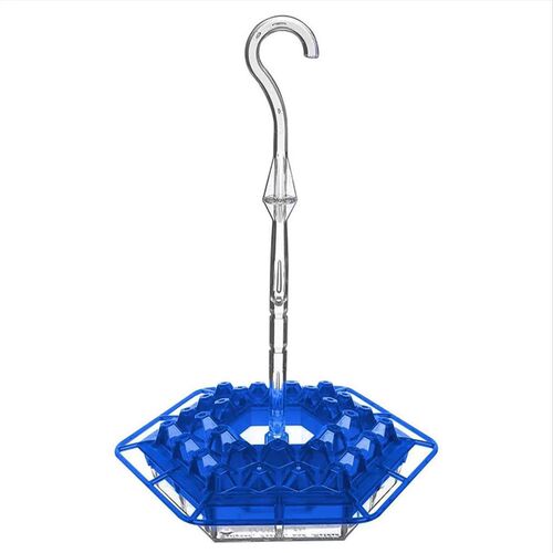1pc Wild Bird Feeder Hanging Hexagonal Bird Feeder with Hook