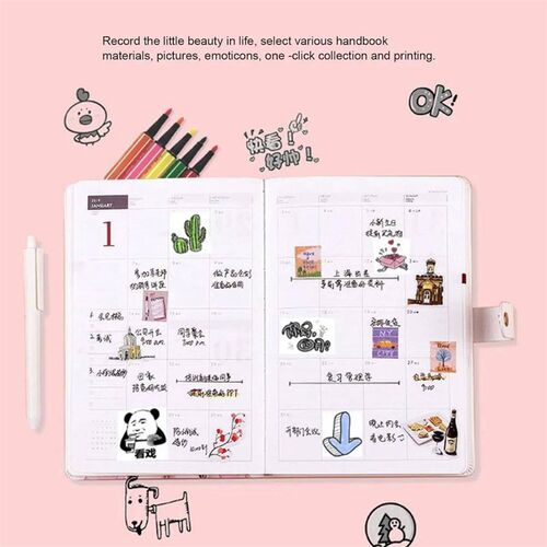 10Pcs Mini Printer Paper For peripage Self Adhesive Thermal